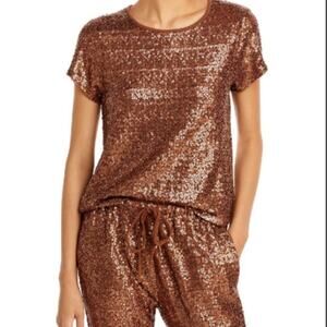 Splendid Oxford Sequin Tee